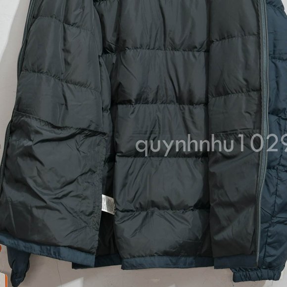 Eddie Bauer Men’s Hooded Down Jacket IN  grey - Picture 4 of 7